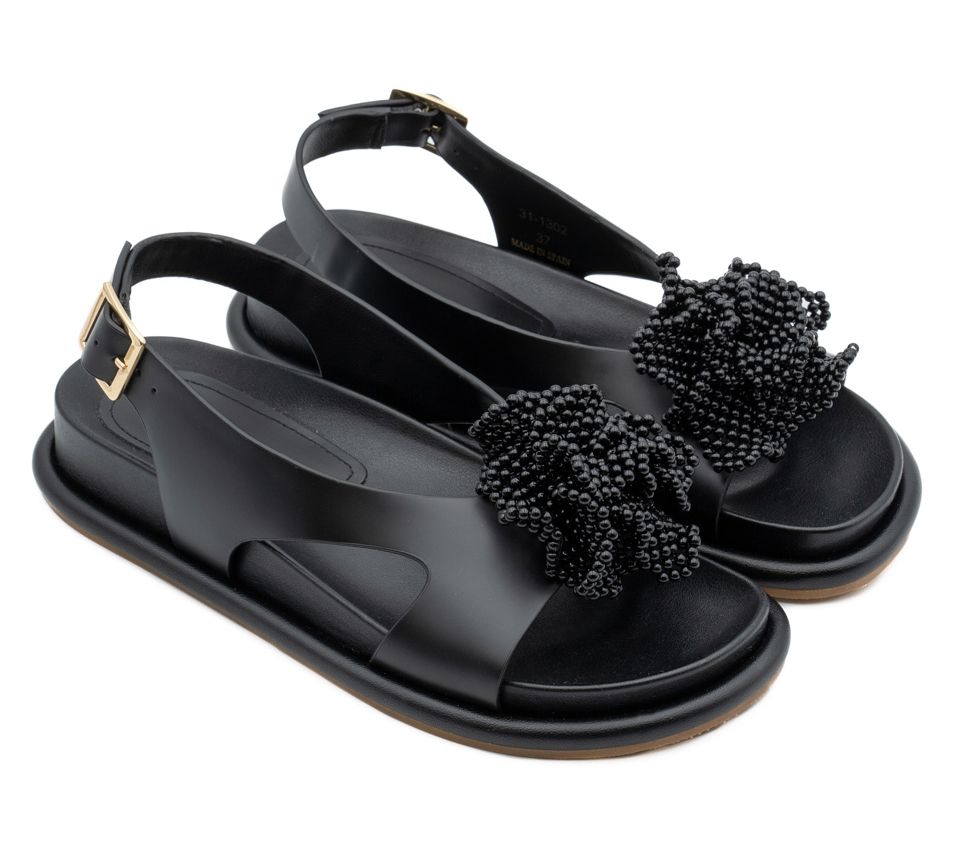 専用ページ⭐︎PALOMA BARCELO レザーサンダル　ブラック Palomitas by Paloma Barcelo Leather Sandals - Calypso | QVC