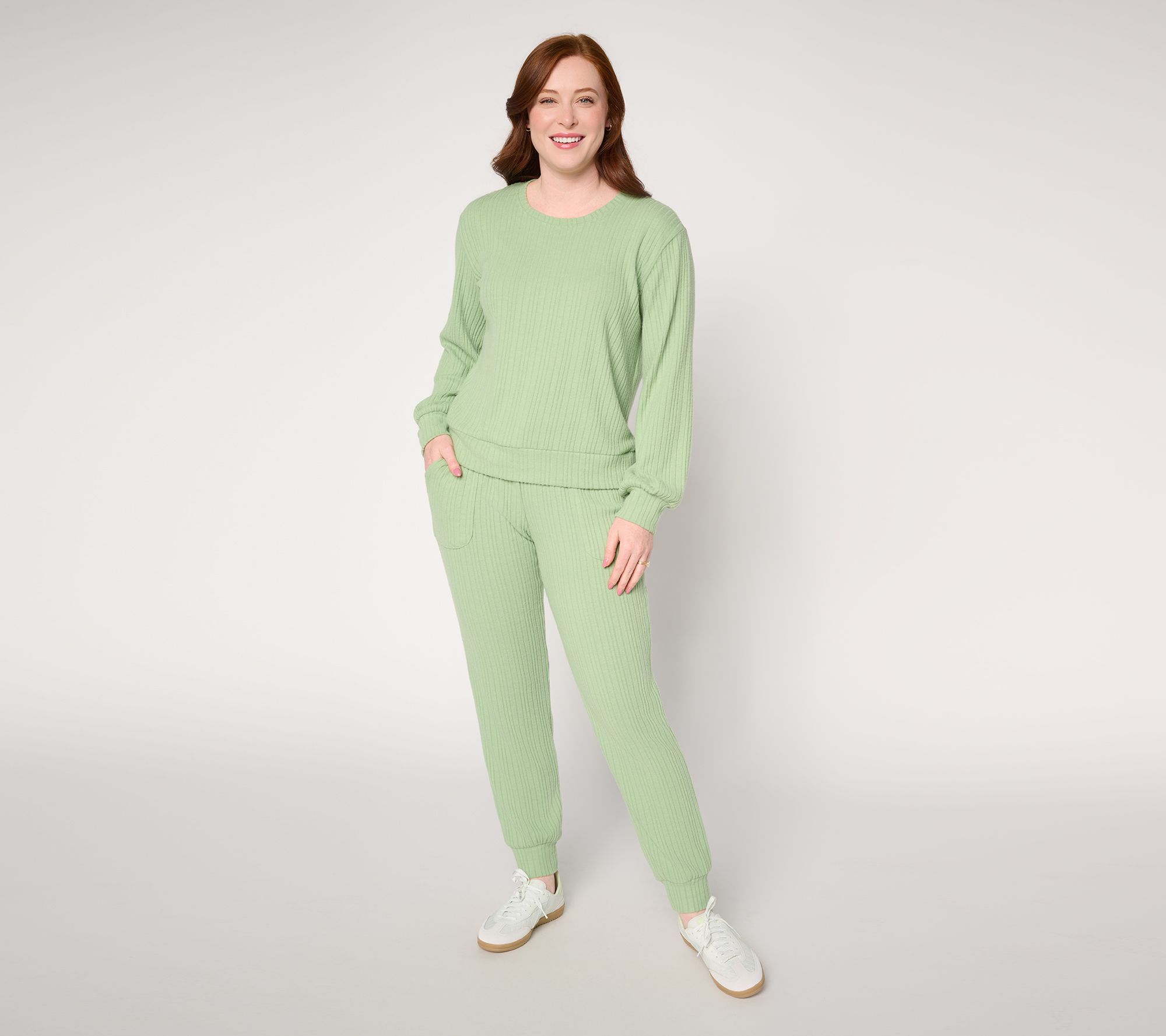 "As Is" MUK LUKS Cool Cable 2 Piece Lounge Set