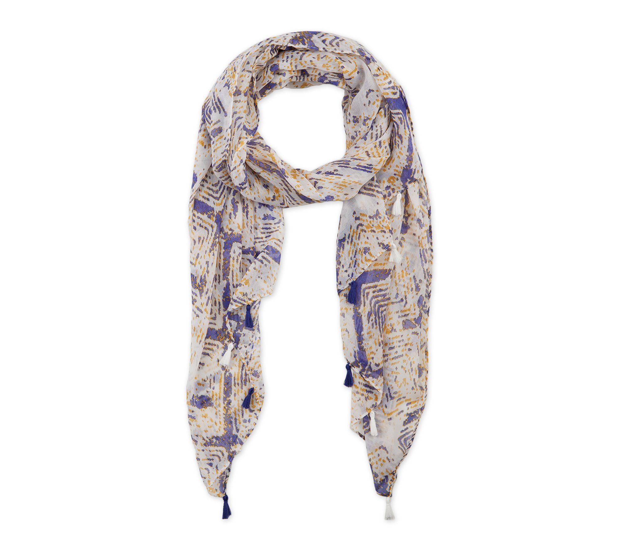 Hadley Wren Abstract Print Scarf