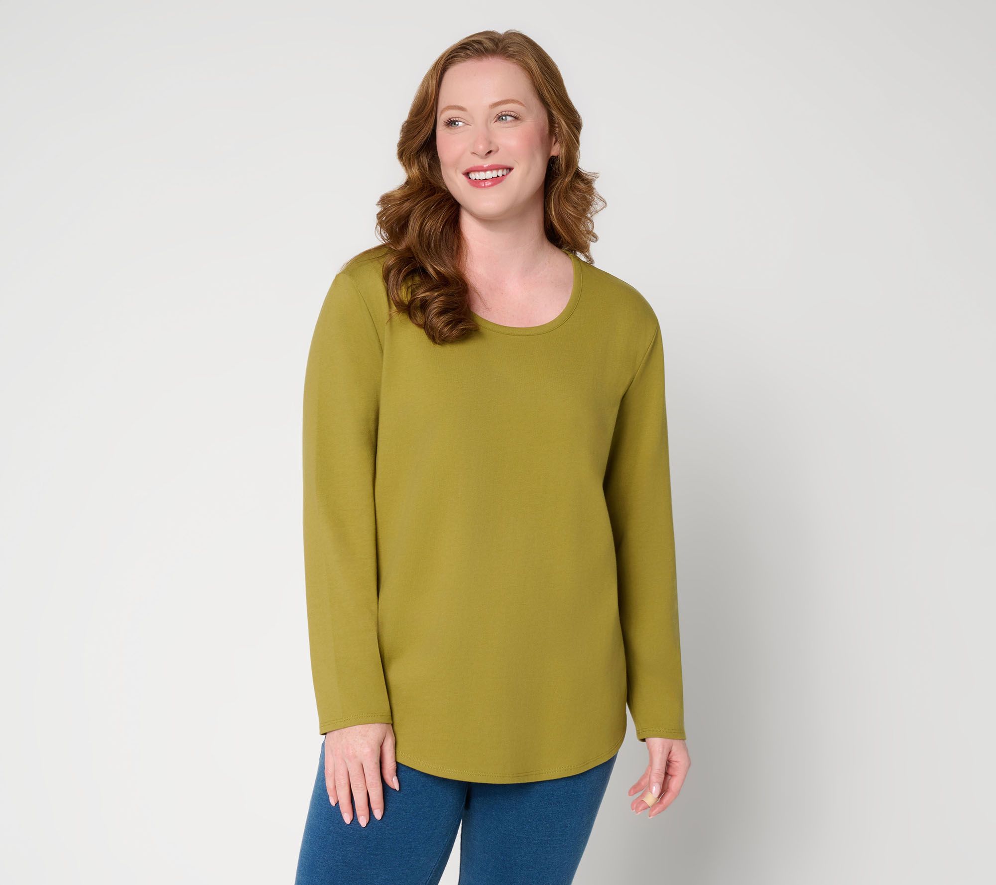 Denim & Co. Essentials Regular 100% Cotton Oversized Tunic