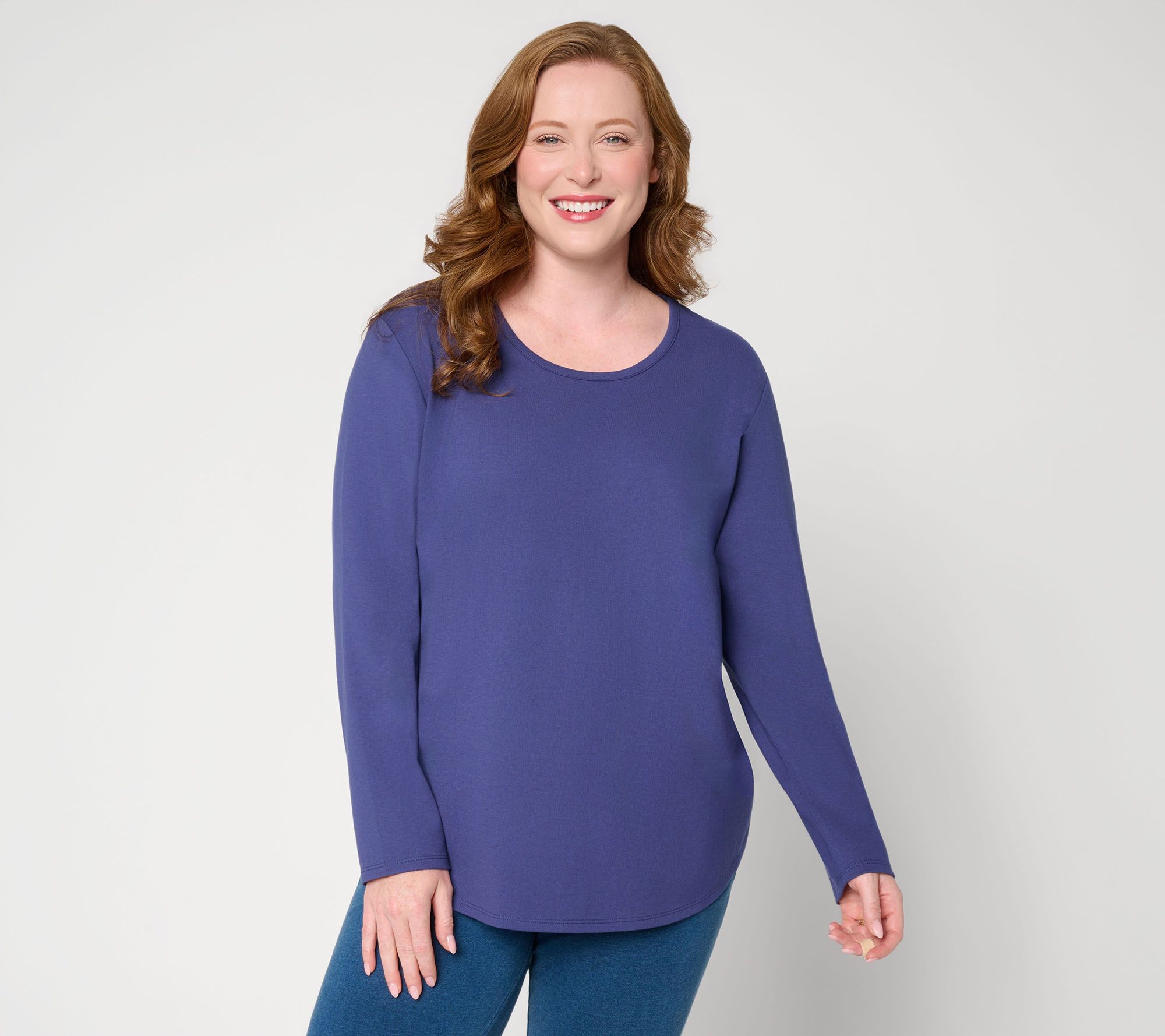 Denim & Co. Essentials Regular 100% Cotton Oversized Tunic