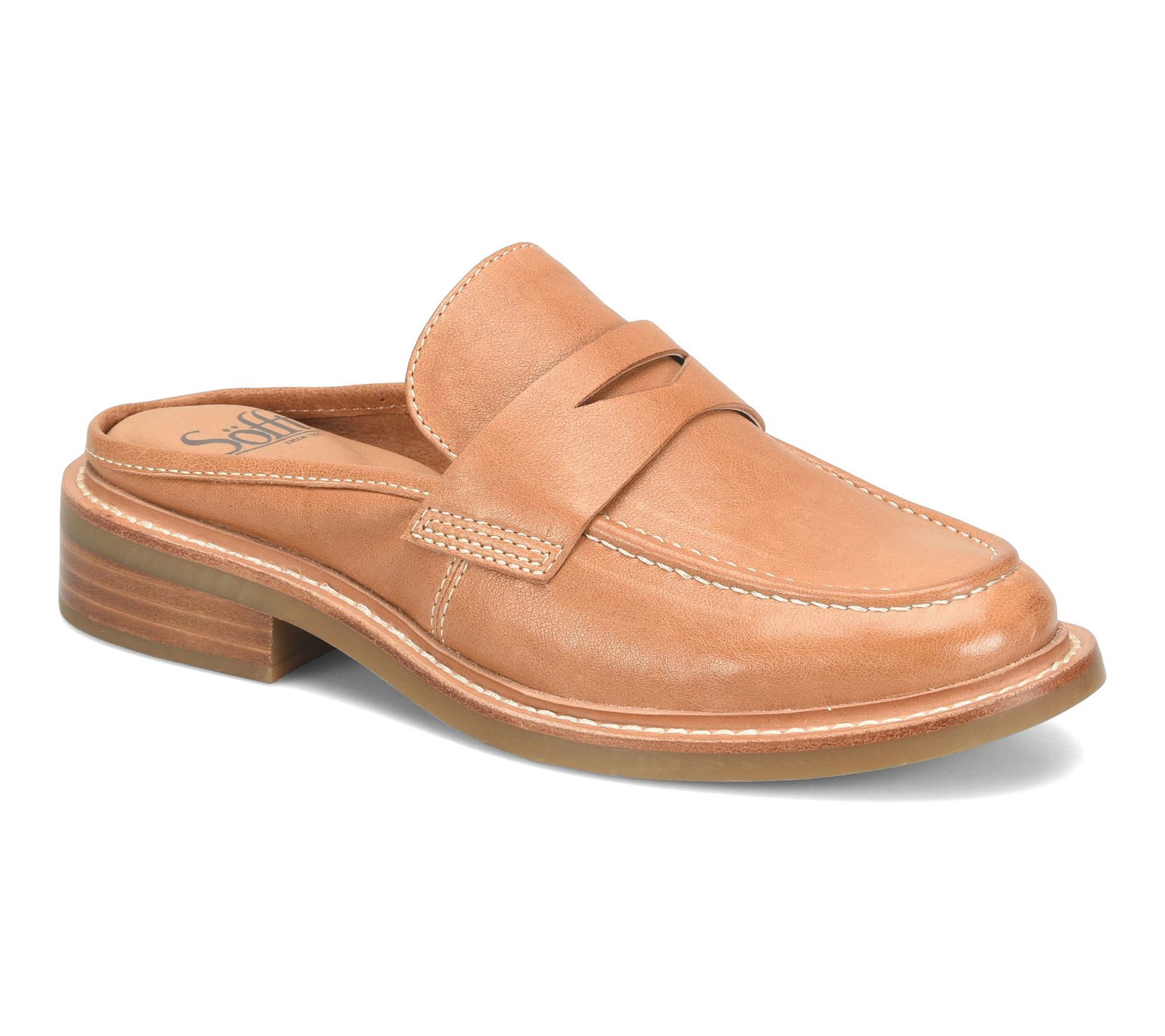 Sofft Leather Loafer Mule - Monique | QVC