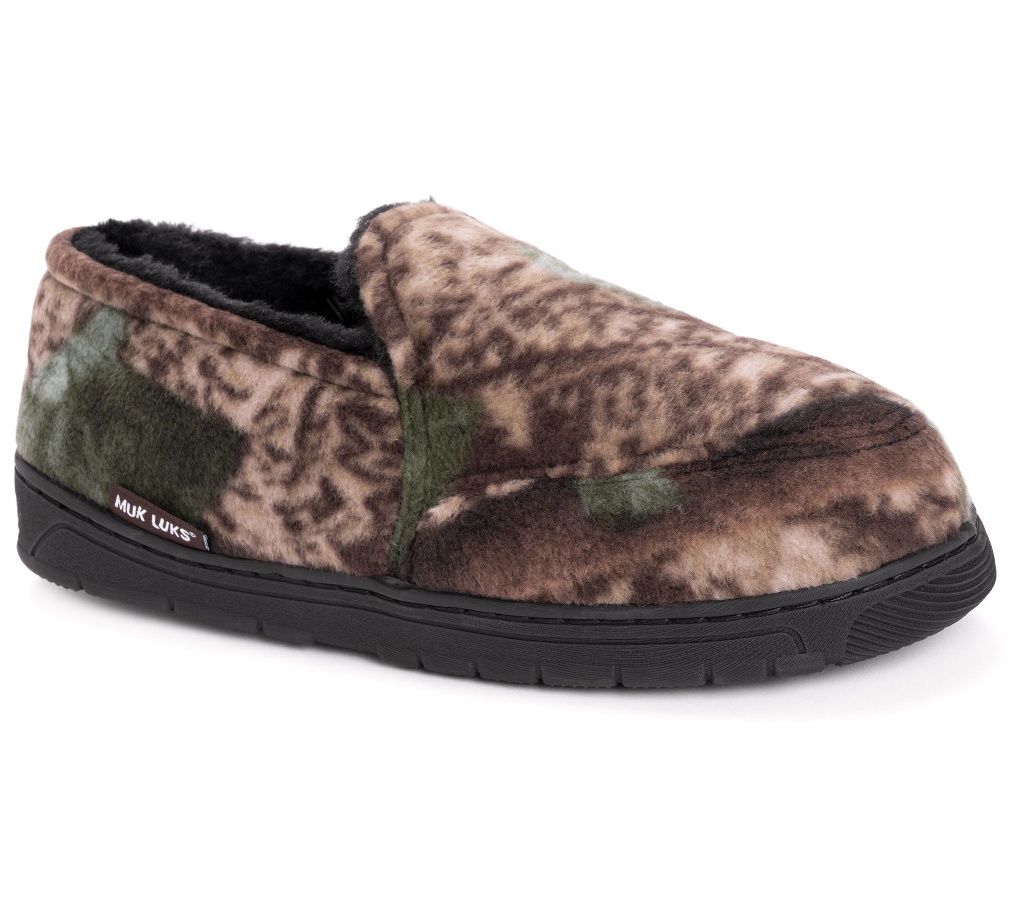 QuietWear Men's Camo Espadrille with Fur Lining