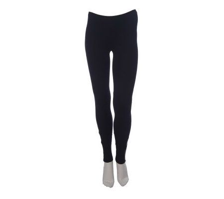 Legacy Legwear Leggings with Side Zipper - QVC.com