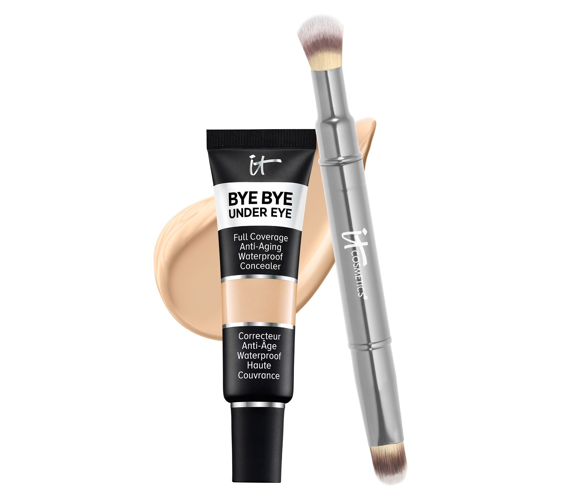 IT Cosmetics Bye Bye Under Concealer with Brush - QVC.com