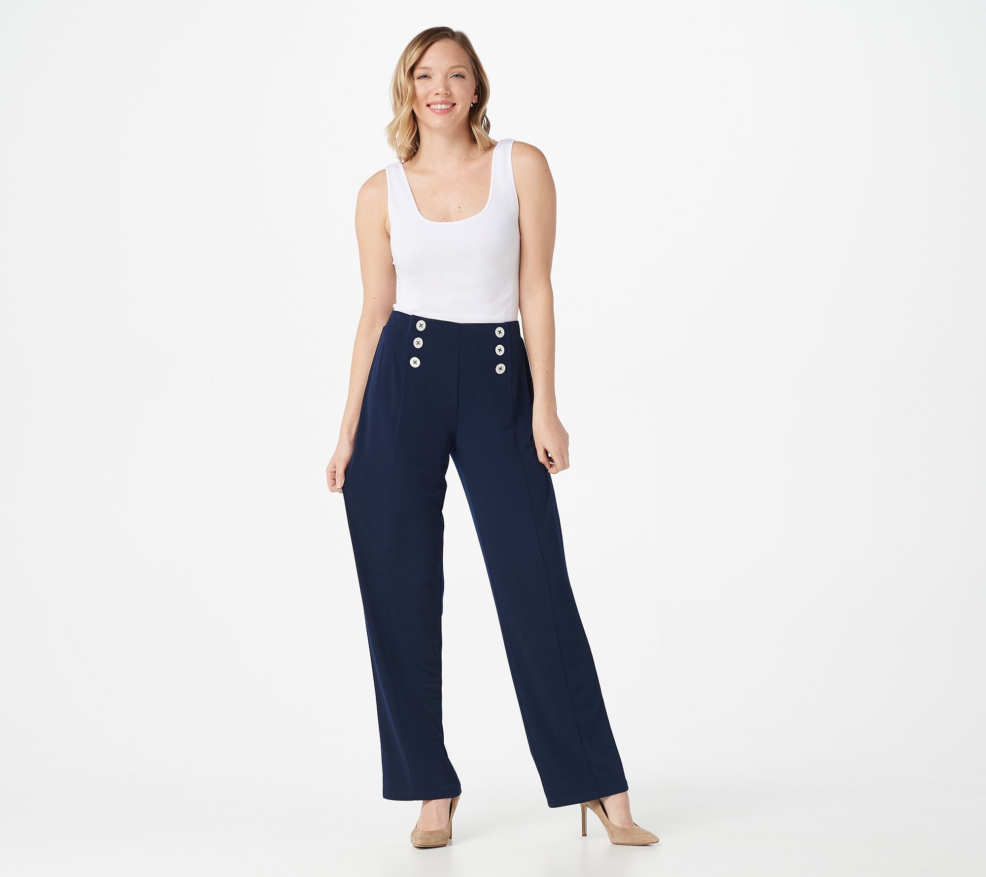 susan graver liquid knit pull on pants