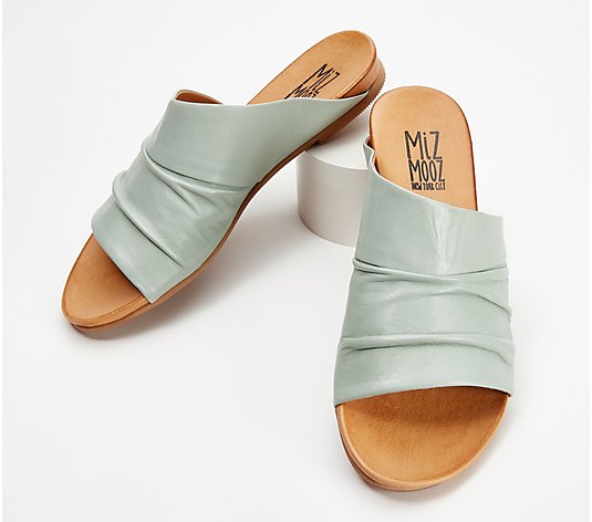 Miz Mooz Leather Slide Sandals - Aria