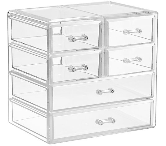 Sorbus Makeup and Jewelry Organizer with 6 Drawers - QVC.com