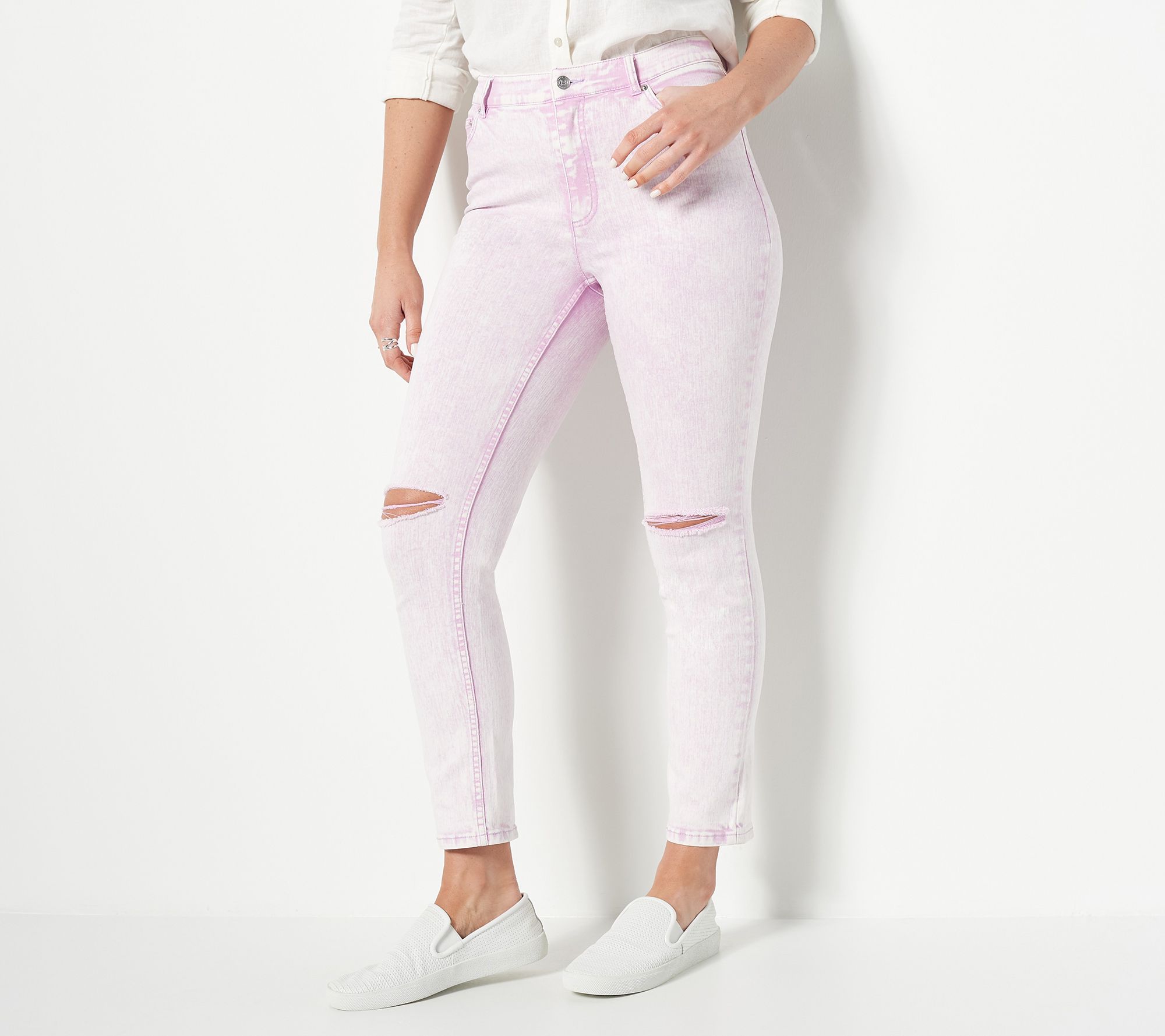 Candace Cameron Bure Regular Straight Leg Color Jeans