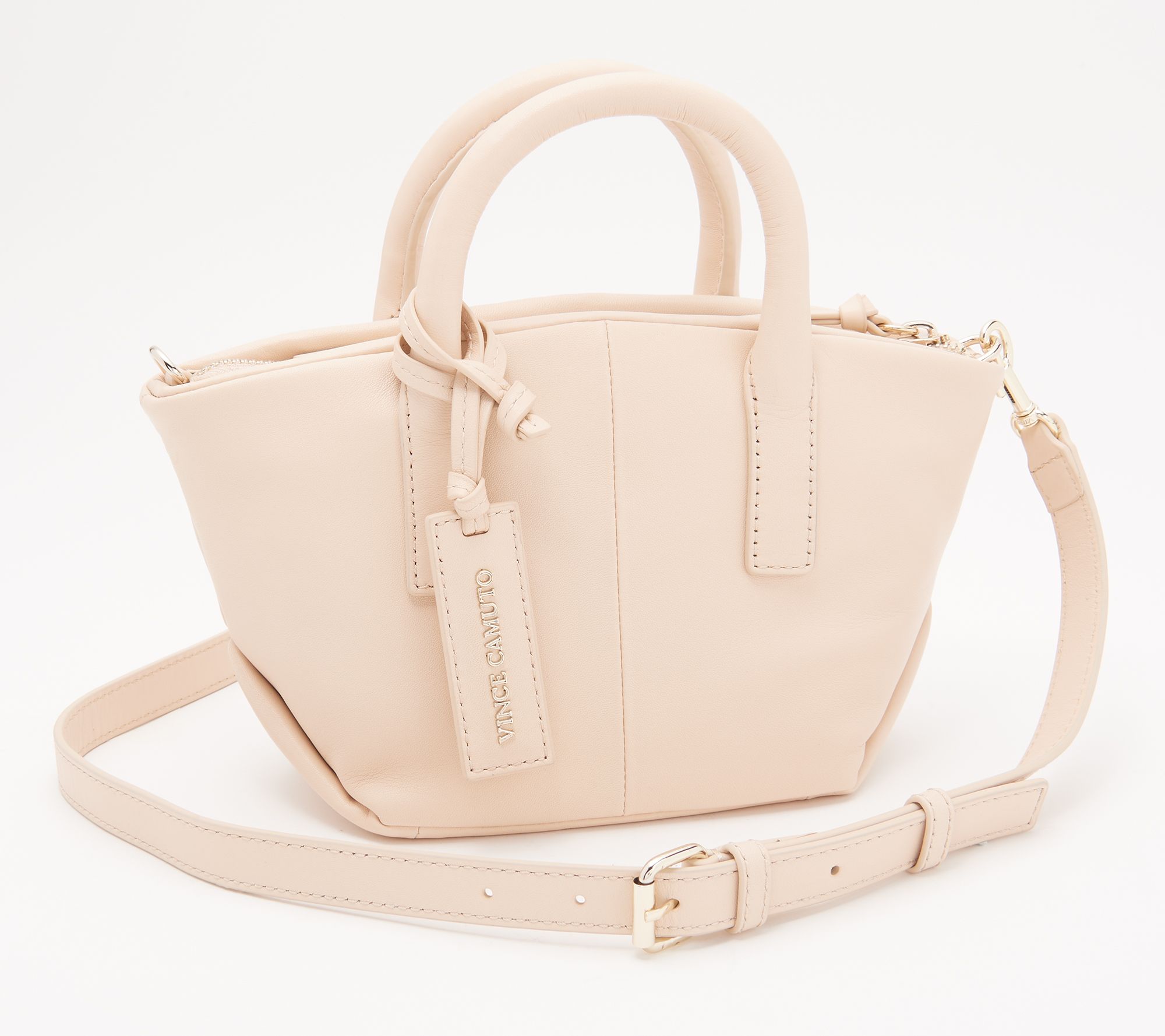 Vince Camuto Leather Bag- Arlow on QVC 