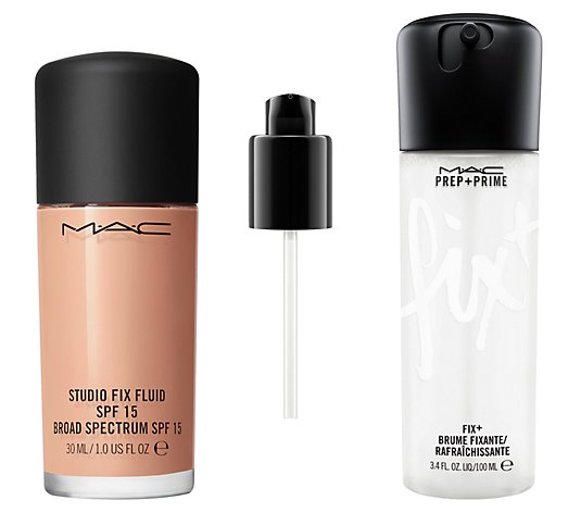 MAC Cosmetics Studio Fix Liquid Foundation w/ Pump & Fix+
