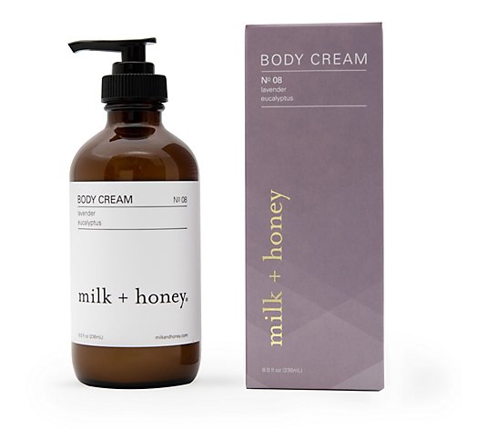 milk + honey Body Cream, No. 08 Lavender + Eucalyptus