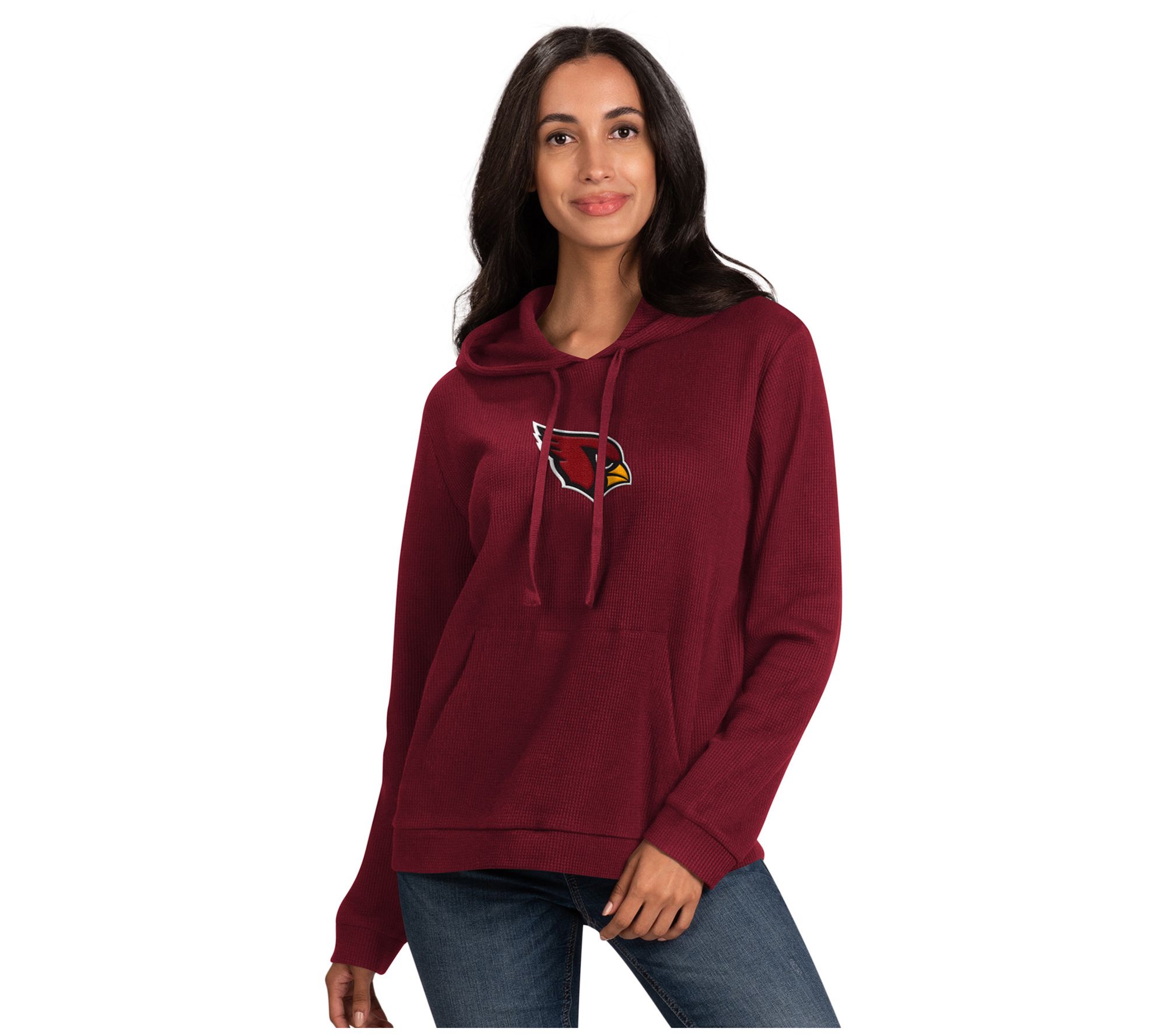NFL Women's Waffle Knit Pullover Hoodie