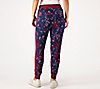 LOGO Lounge by Lori Goldstein Petite Floral Printed Joggers, 1 of 2