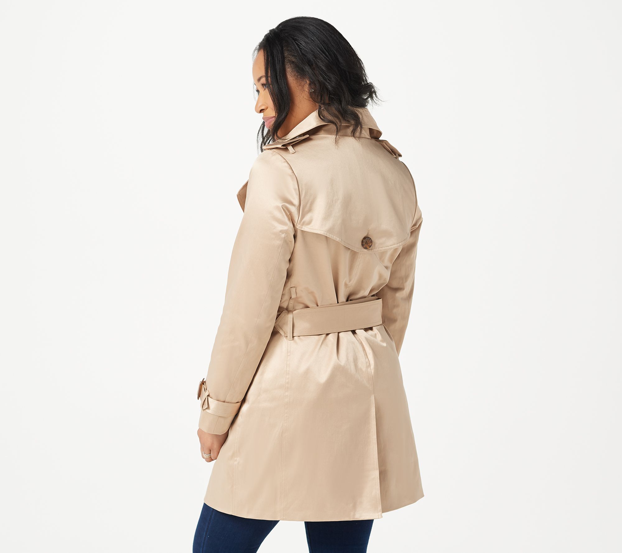 "As Is" Joan Rivers Classic Trench Coat