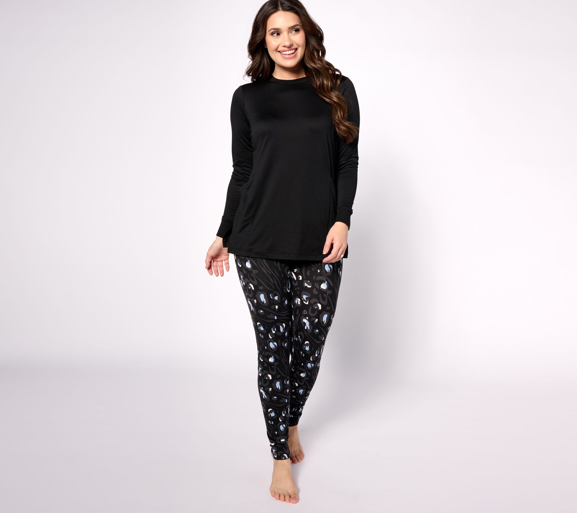 Carole Hochman Tunic and Legging Lounge Set QVC