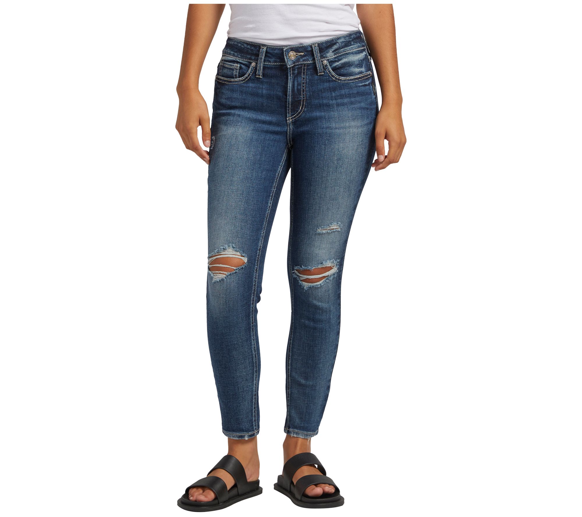 Silver Jeans Co. Suki Mid Rise Capri