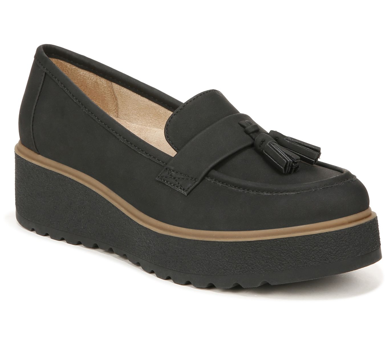 SOUL Naturalizer Women's Peace Shoe, Black, 5 M US 