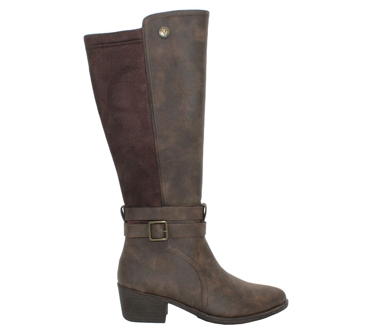 Volatile Filmore Tall Shaft Boot with Buckle Strap - QVC.com