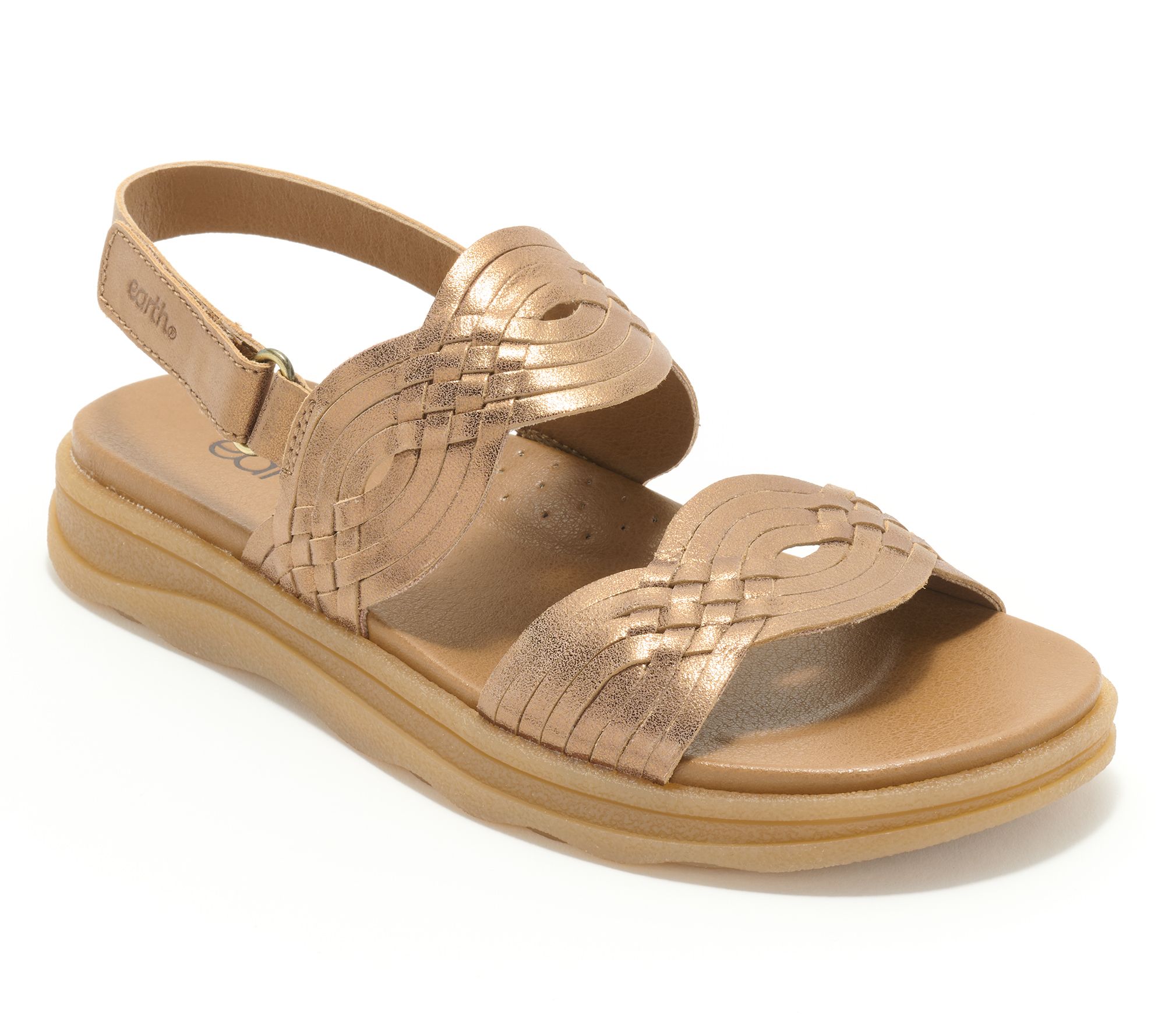 Earth Leather Backstrap Sandals - Lister