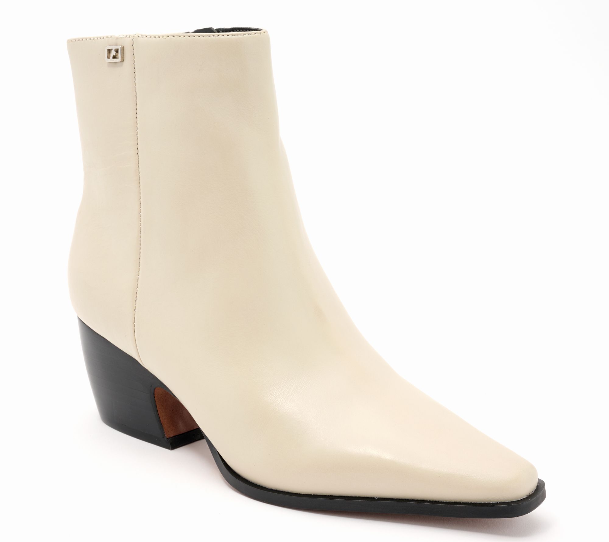 Franco sarto leather ankle booties best sale