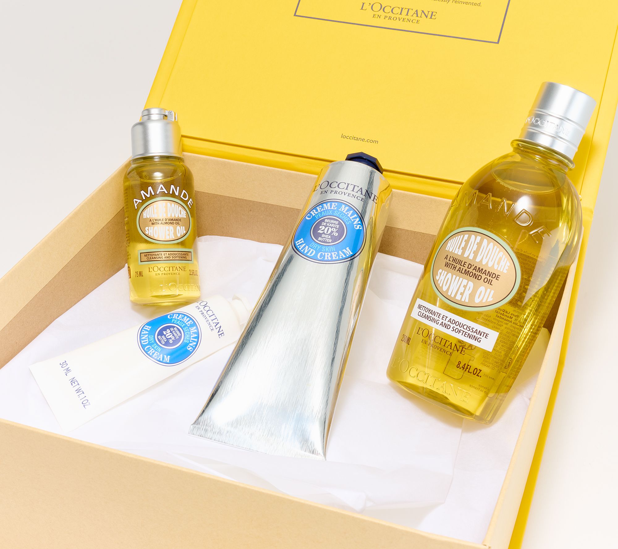 L'Occitane 4pc Best of Shea and Almond Gift Set - QVC.com