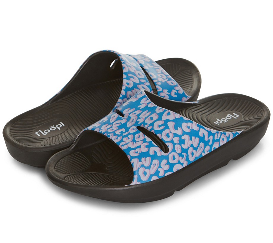 Floopi Womens Sophie Printed Comfort SlideSandals