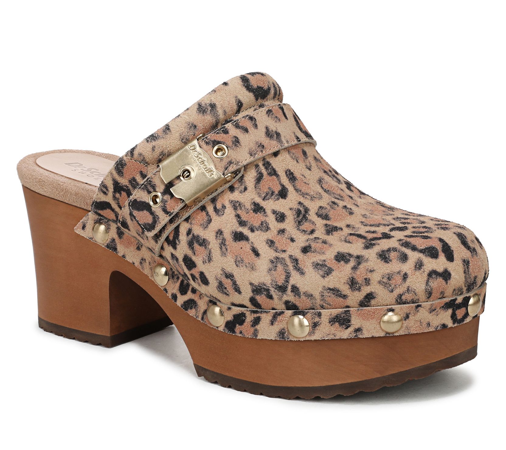 Dr. Scholl's Leather Platform Mules - Original Joy