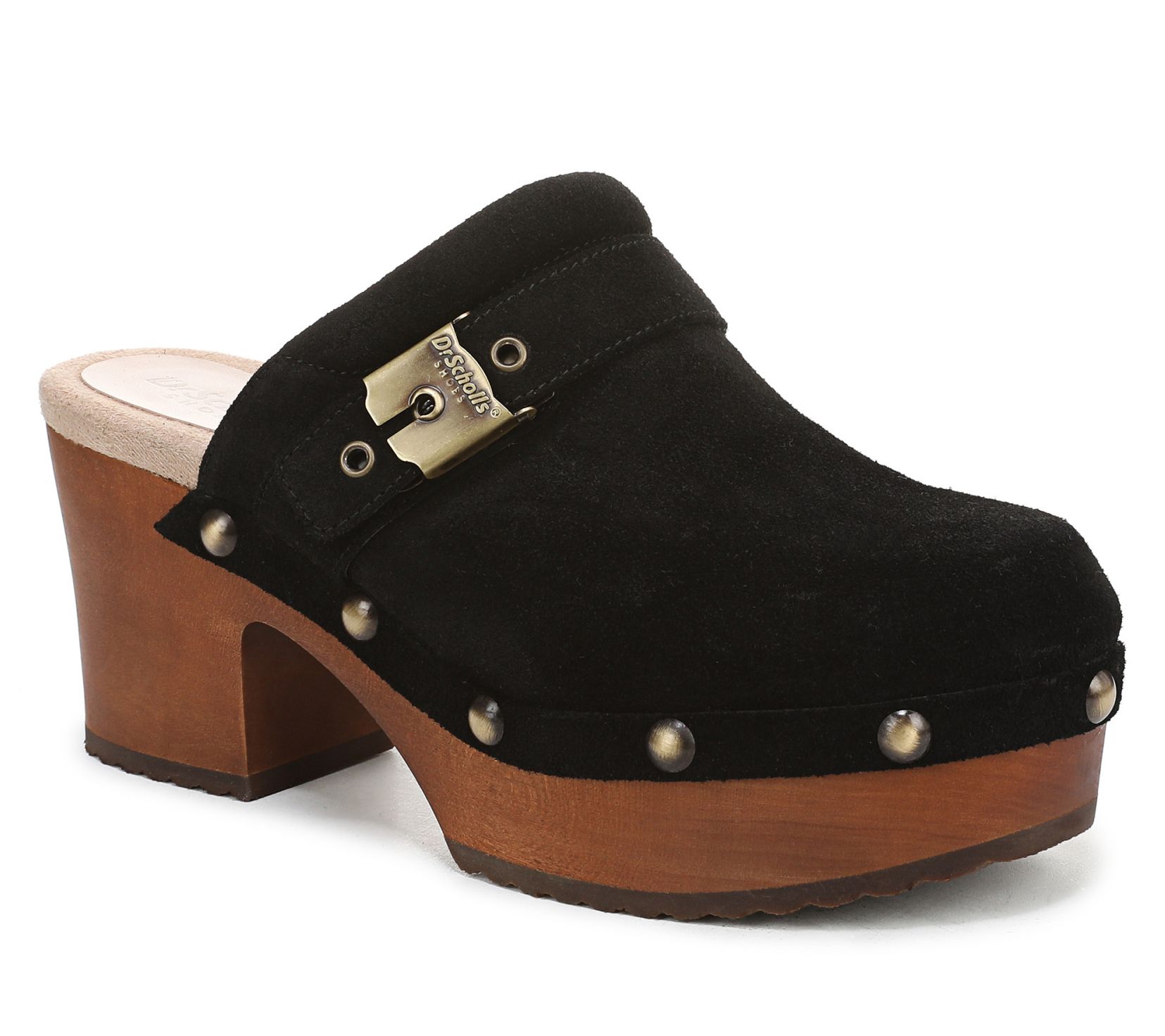 Dr. Scholl's Leather Platform Mules - Original Joy