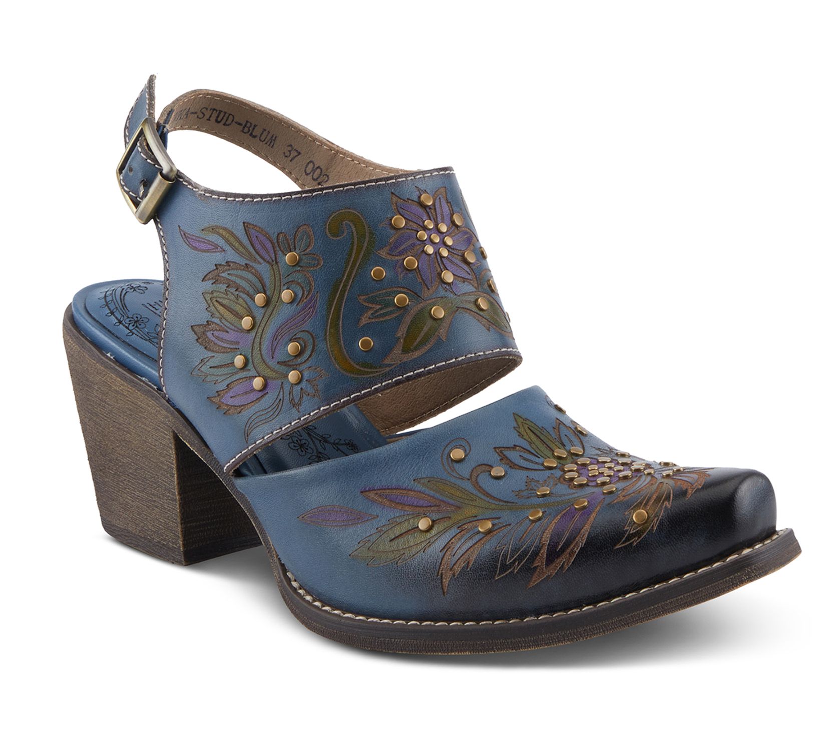 L'Artiste by Spring Step Leather Shooties - Devika-Stud