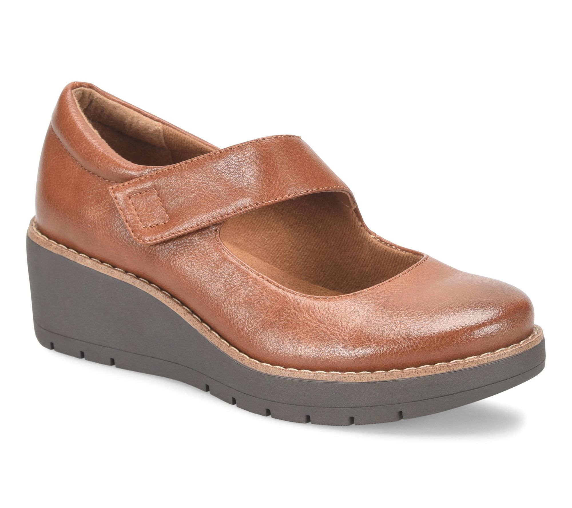 Eurosoft Mary Jane Wedge Franlee QVC