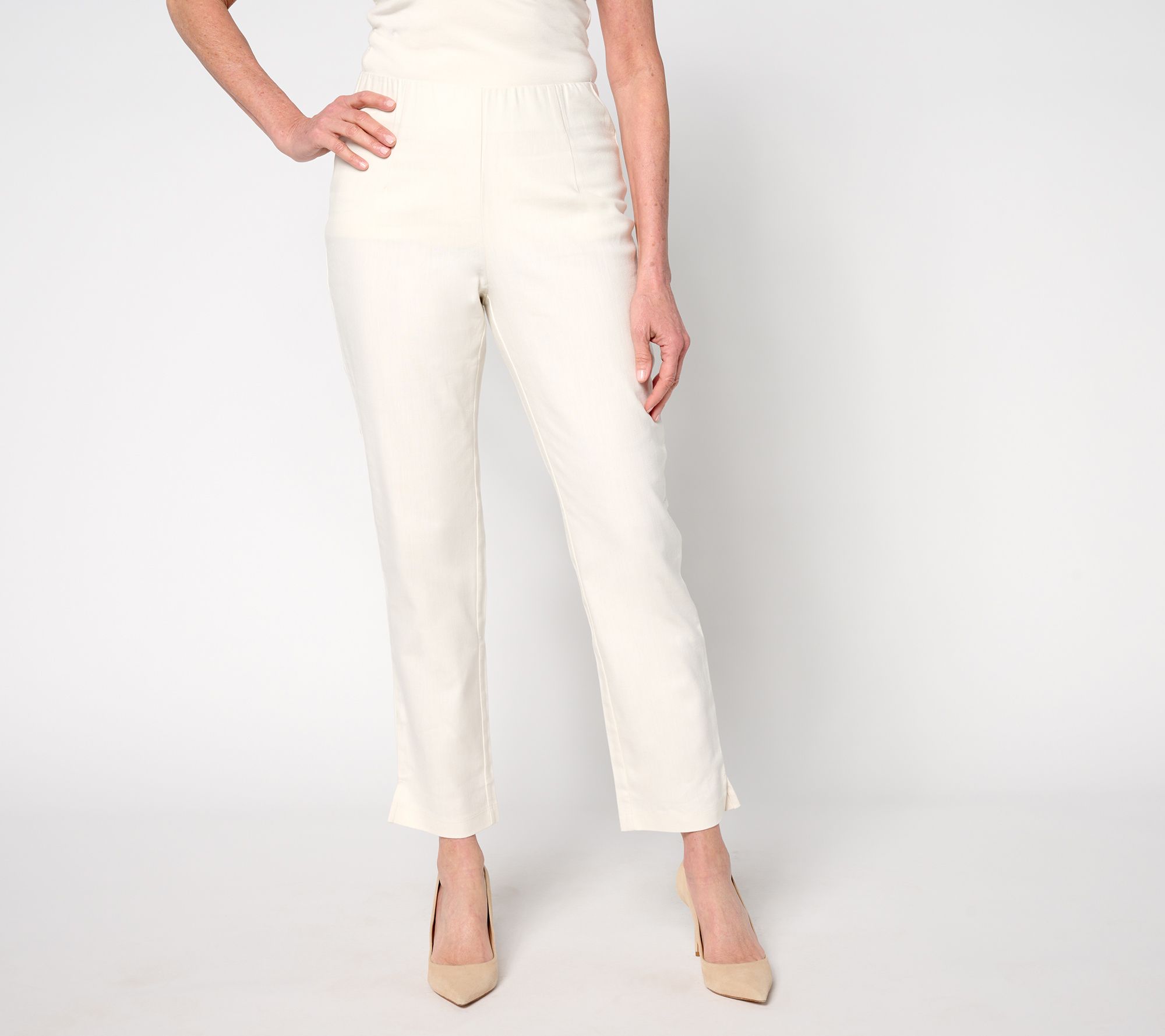 BEAUTIFUL by Lawrence Zarian Regular Stretch Hollywood Waist Ankle Pant