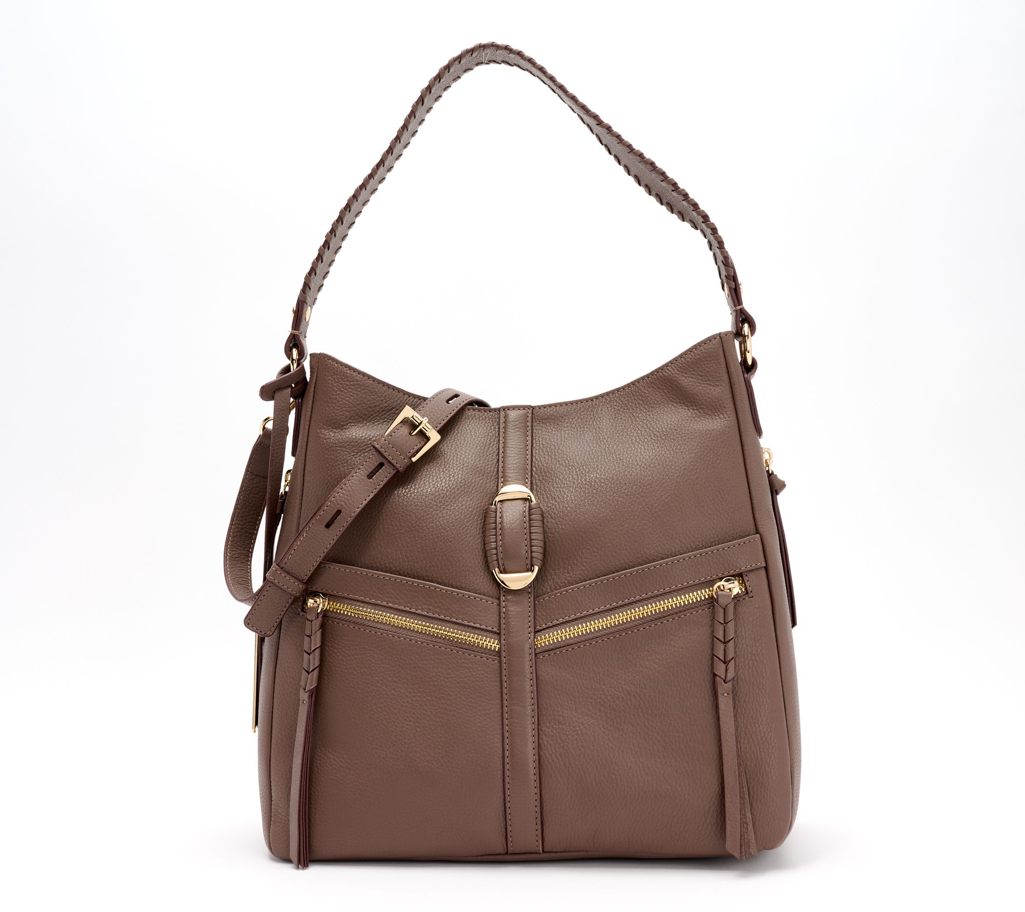 As Is LODIS Texas Leather ConvertiblePriscilla Tote