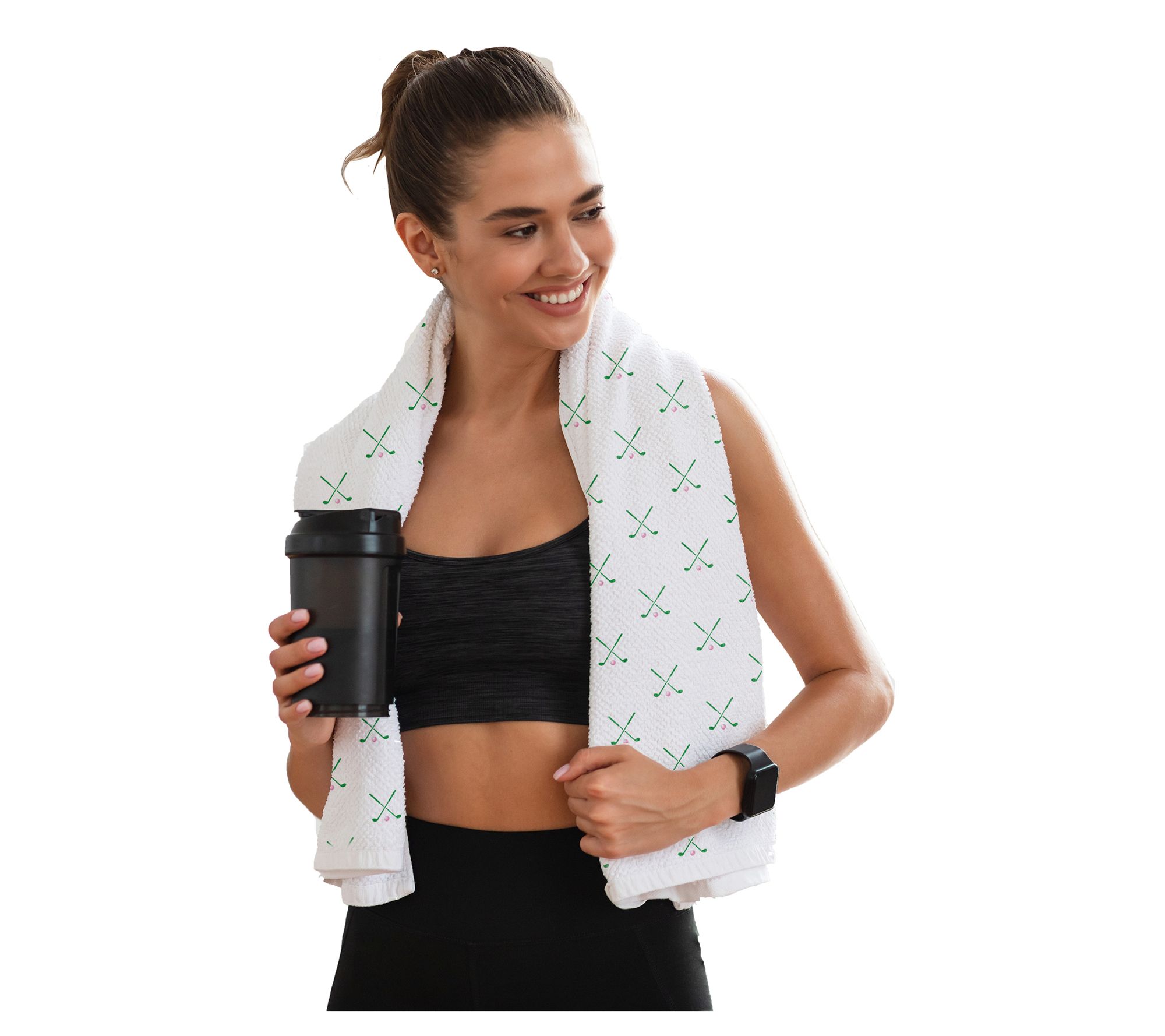 By The Edit Game On! Printed Motif Sports Towel