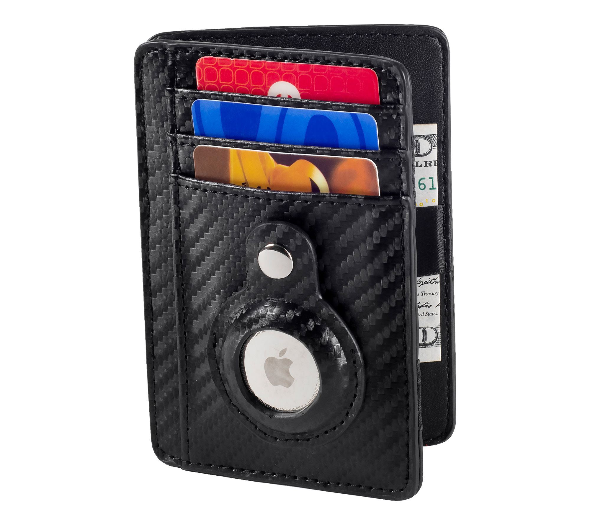 MysticMagic RFID Blocking Wallet with AirTag Holder