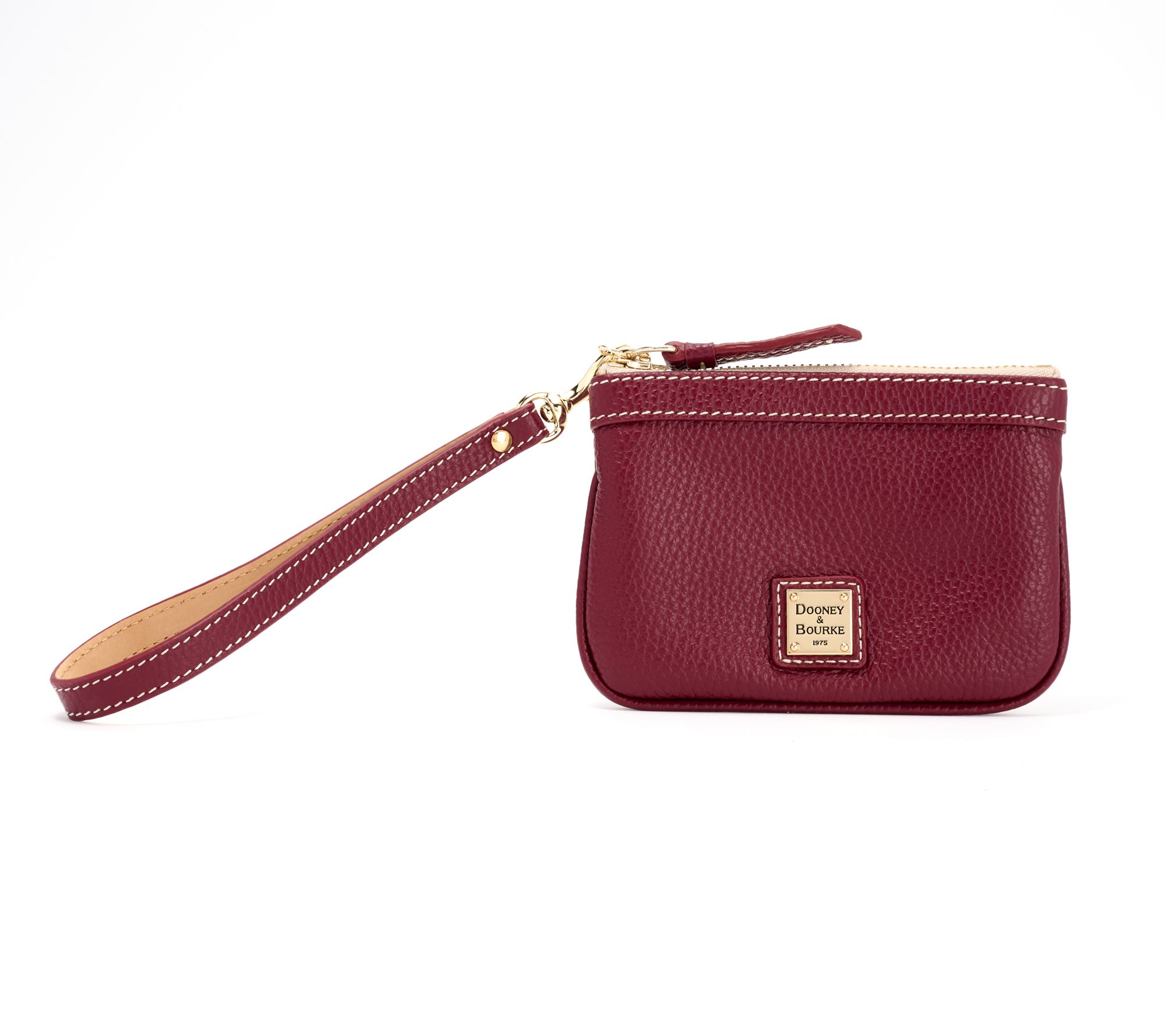 "As Is" Dooney & Bourke Lucca Pebble Leather Medium Wristlet