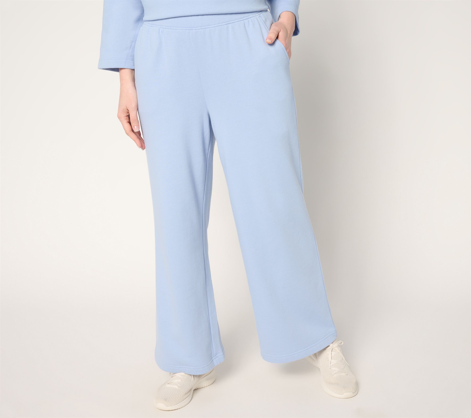 Martha Stewart Signature Petite French Terry Ankle Pants