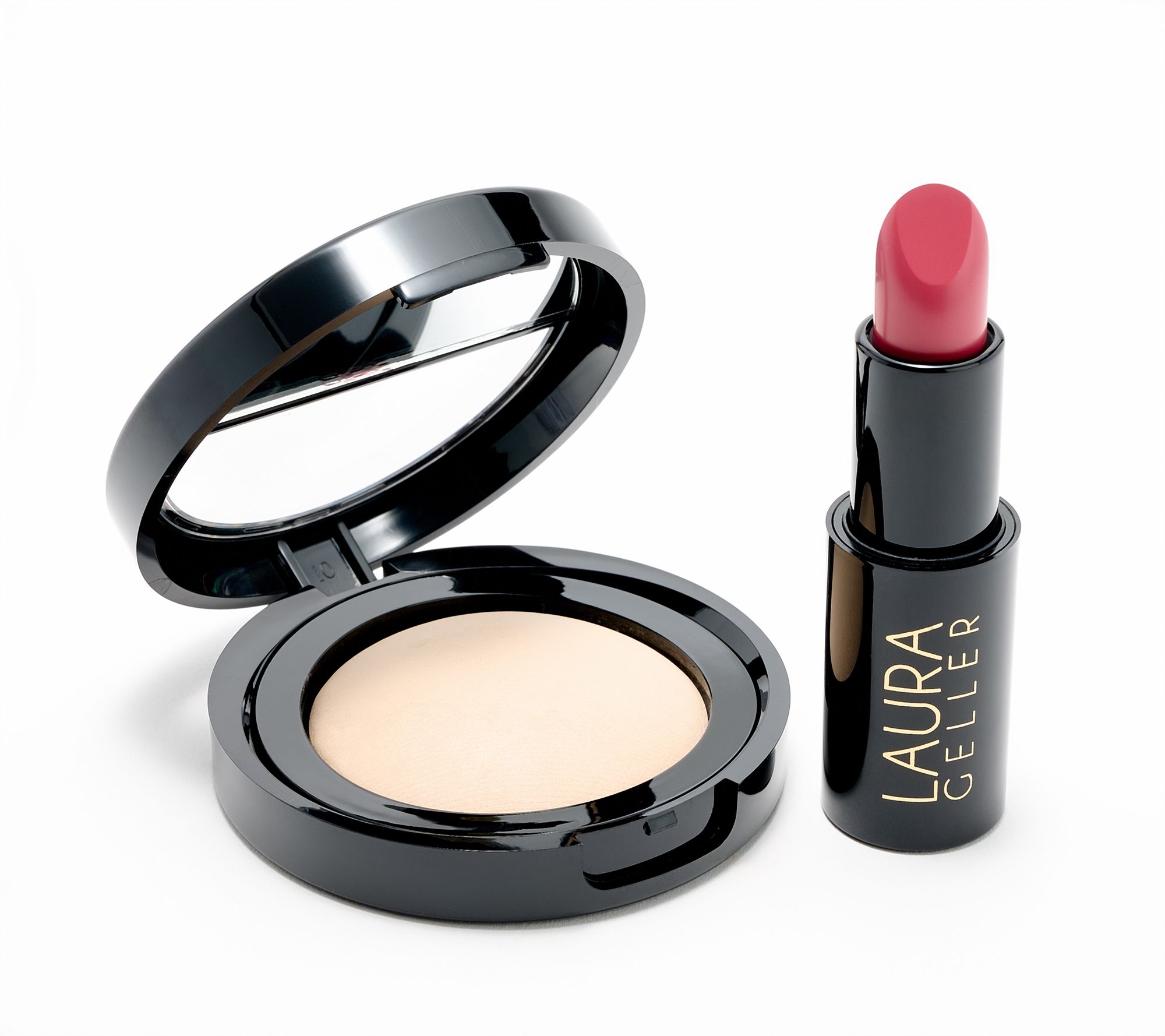 Laura Geller Finishing Touches Setting Powder & Lipstick Set