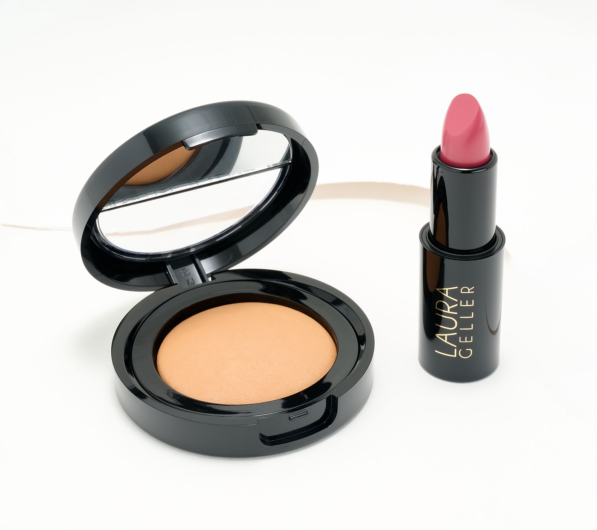 Laura Geller Finishing Touches Setting Powder & Lipstick Set