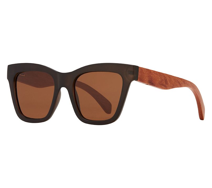 Blue Planet Eco-Eyewear Amaya Polarized Wood Sunglasses