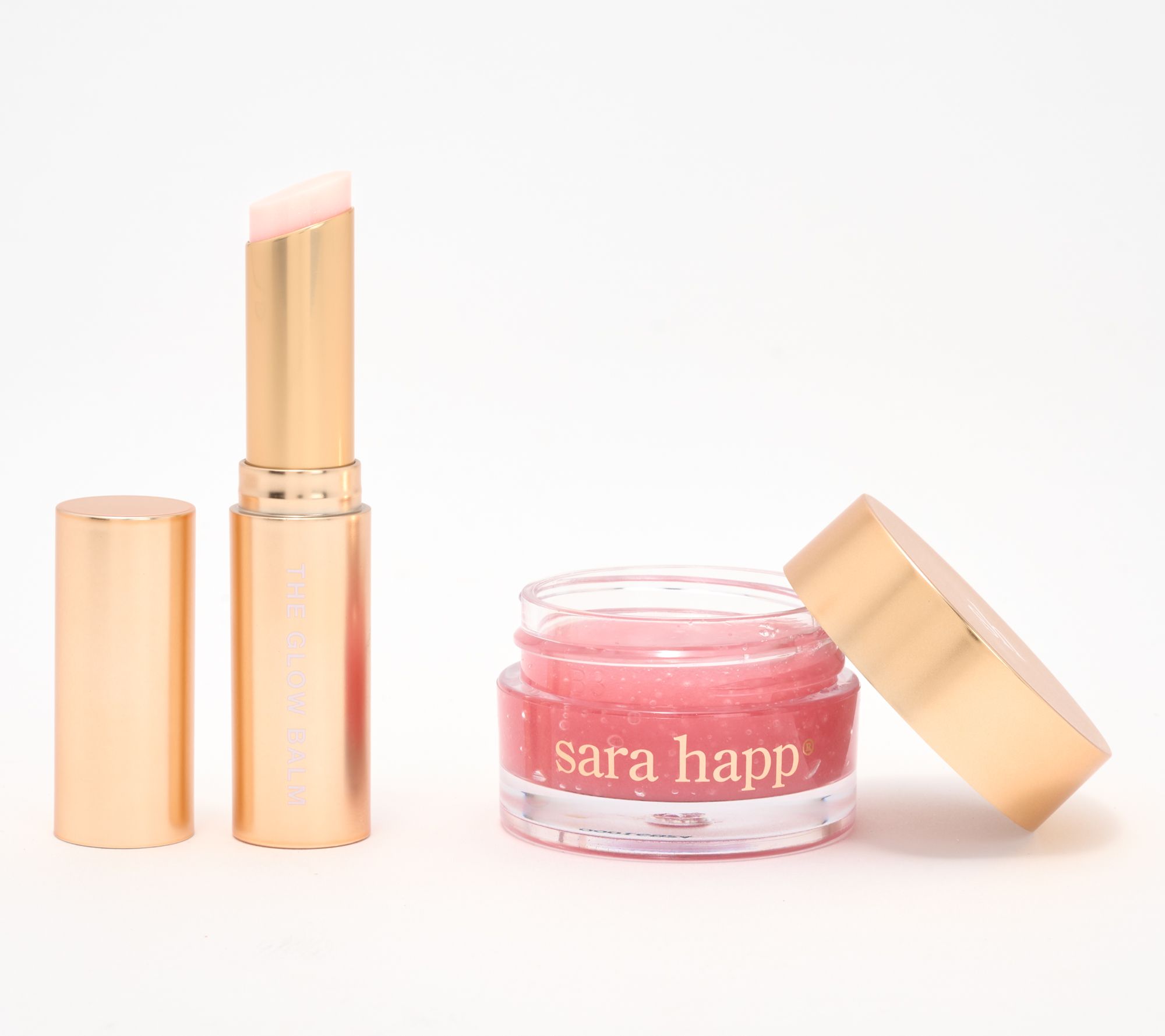 Sara Happ Glow Balm & Lip Scrub 2pc Set