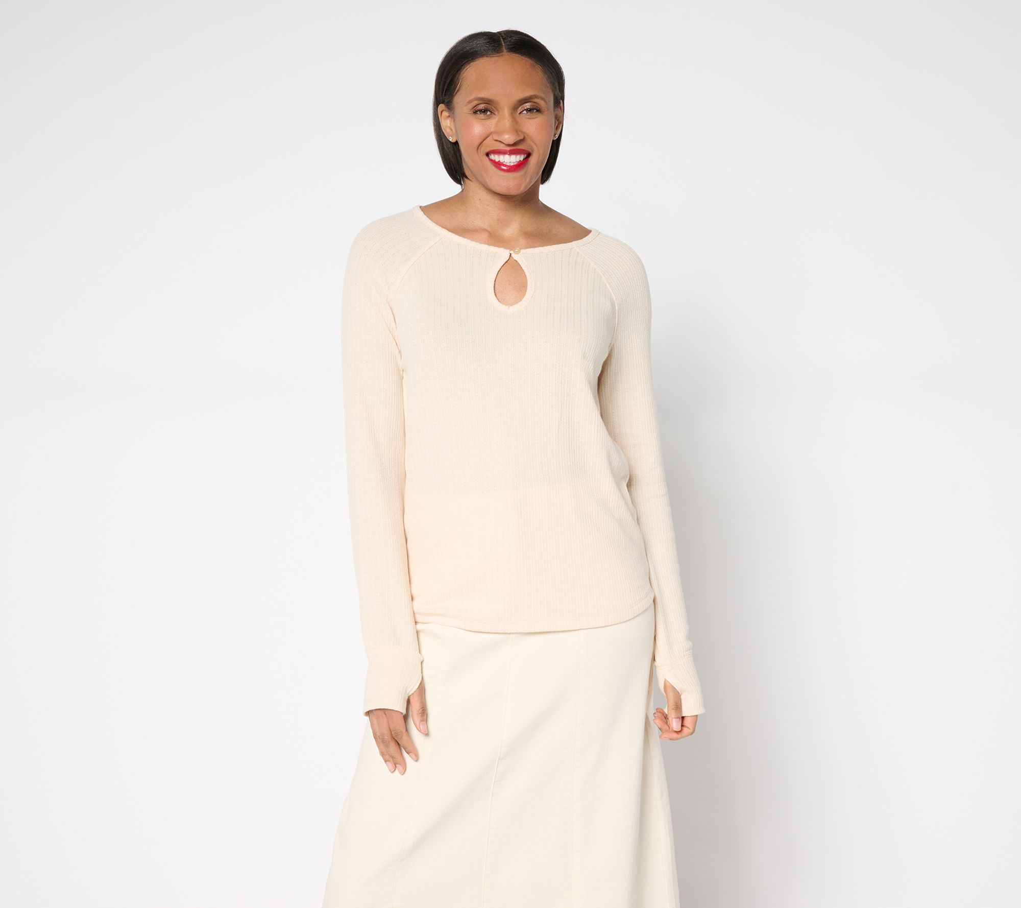 "As Is" Me by Jennie Garth Frankie Lou Long Sleeve Tee