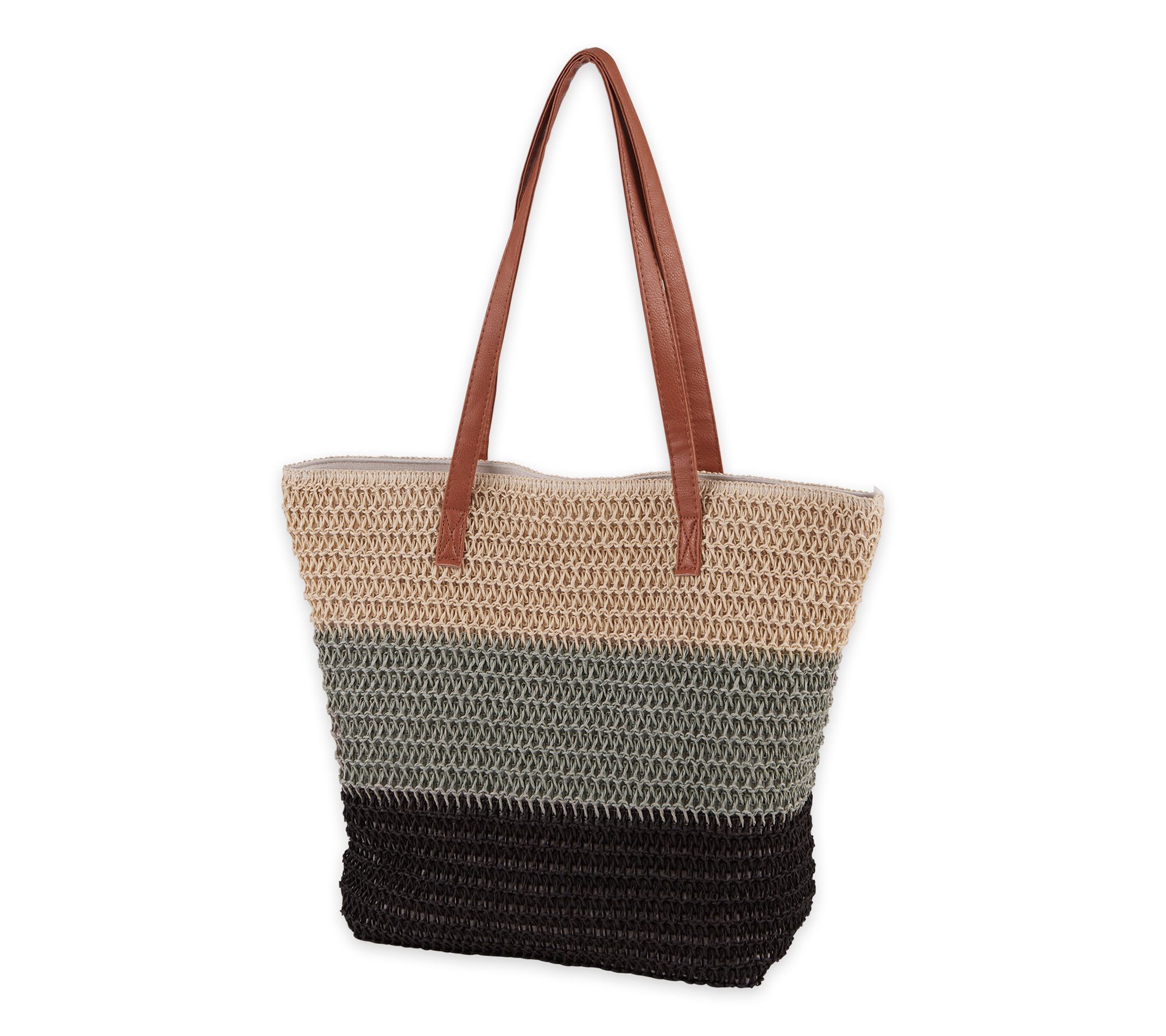 Hadley Wren Serena Colorblock Zip Top Tote Bag
