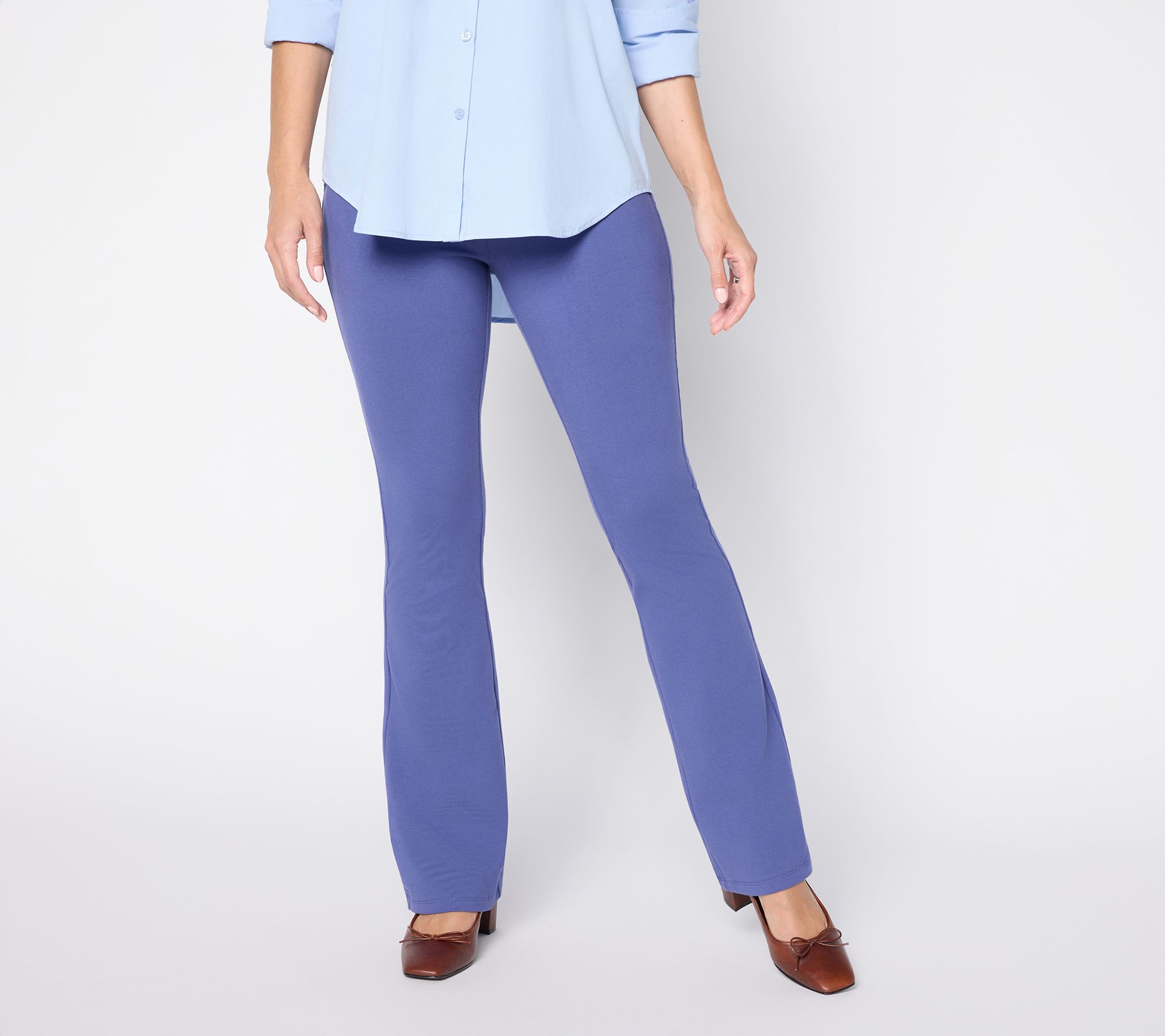 Women with Control Petite 86/14 La Petite Bell Full Length Pant