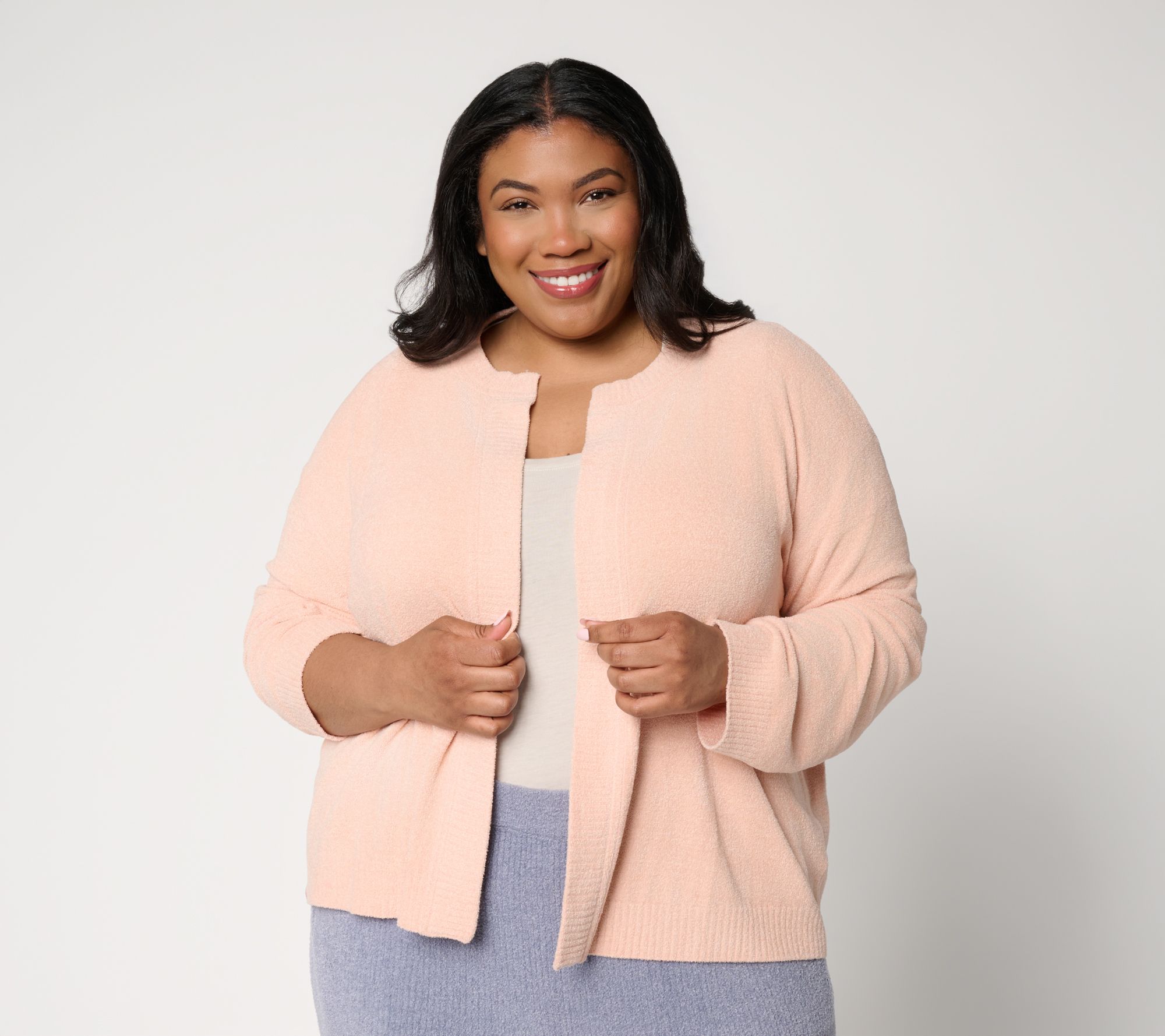 Barefoot Dreams CozyChic Ultra Lite Boxy Crop Cardigan