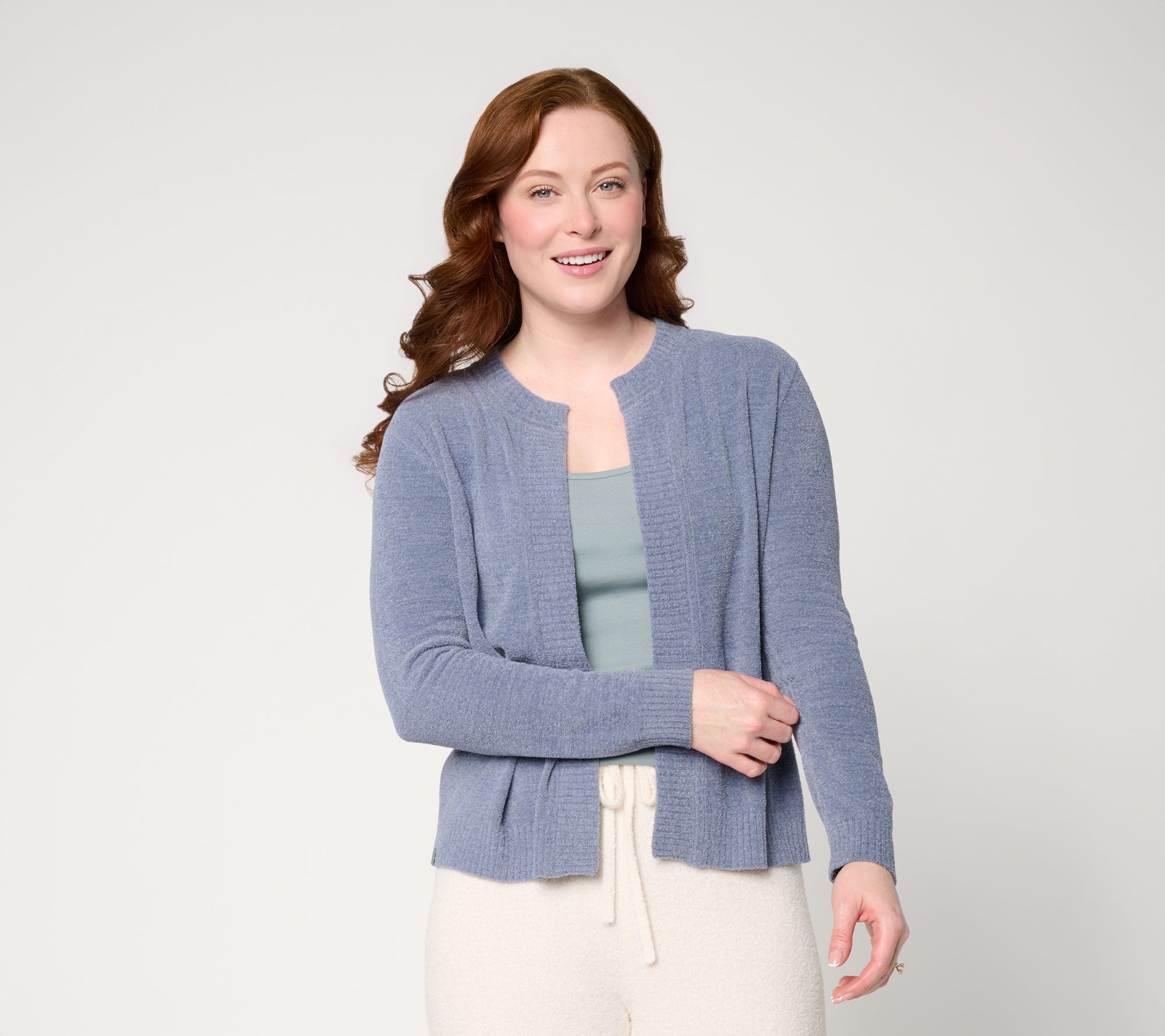 Barefoot Dreams CozyChic Ultra Lite Boxy Crop Cardigan