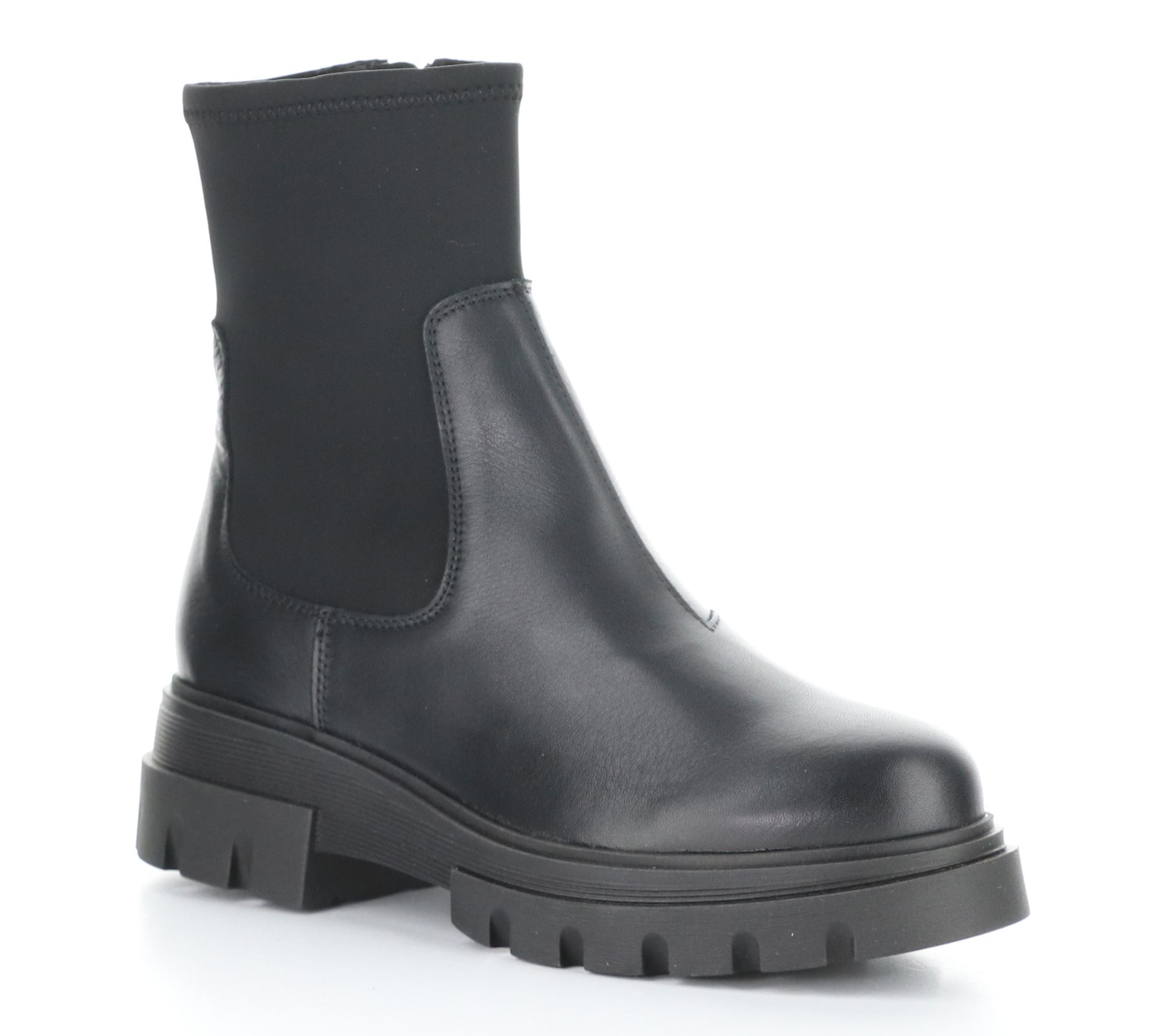 Bos. & Co. Winter Feel/Lycra Side Zip Leather Boot - Five2