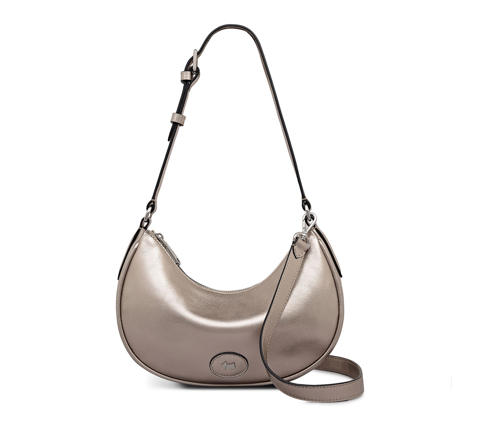Radley Heath Crescent - Metallic Small Zip TopShoulder Bag