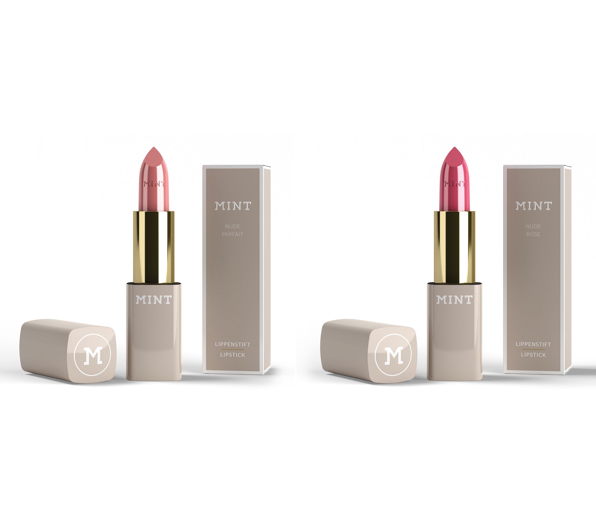  MINT Lipstick Duo w/ Nude Parfait and Nude Rose