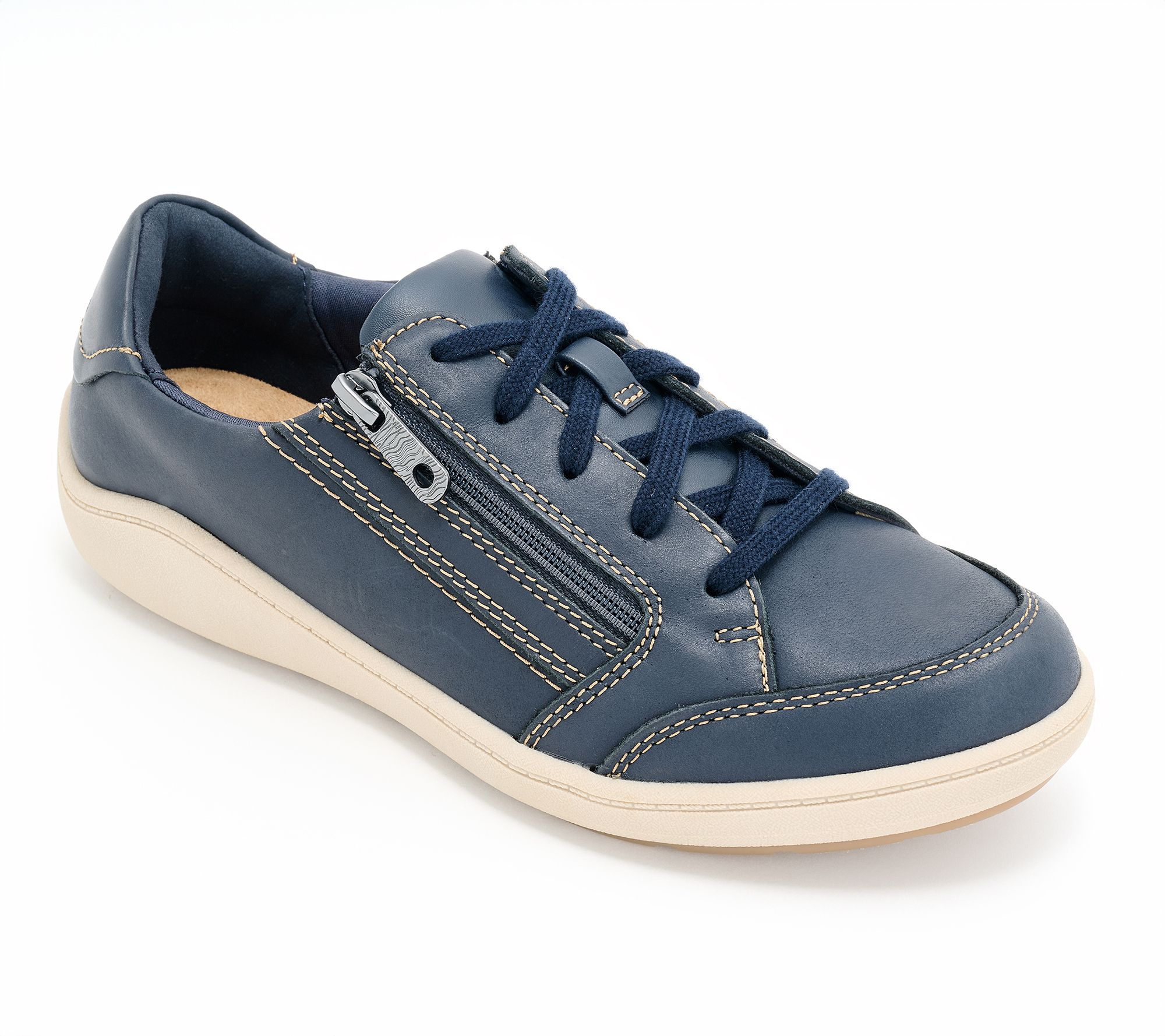 "As Is" Clarks Collection Lace-Up Sneakers -Bryianne Bayla